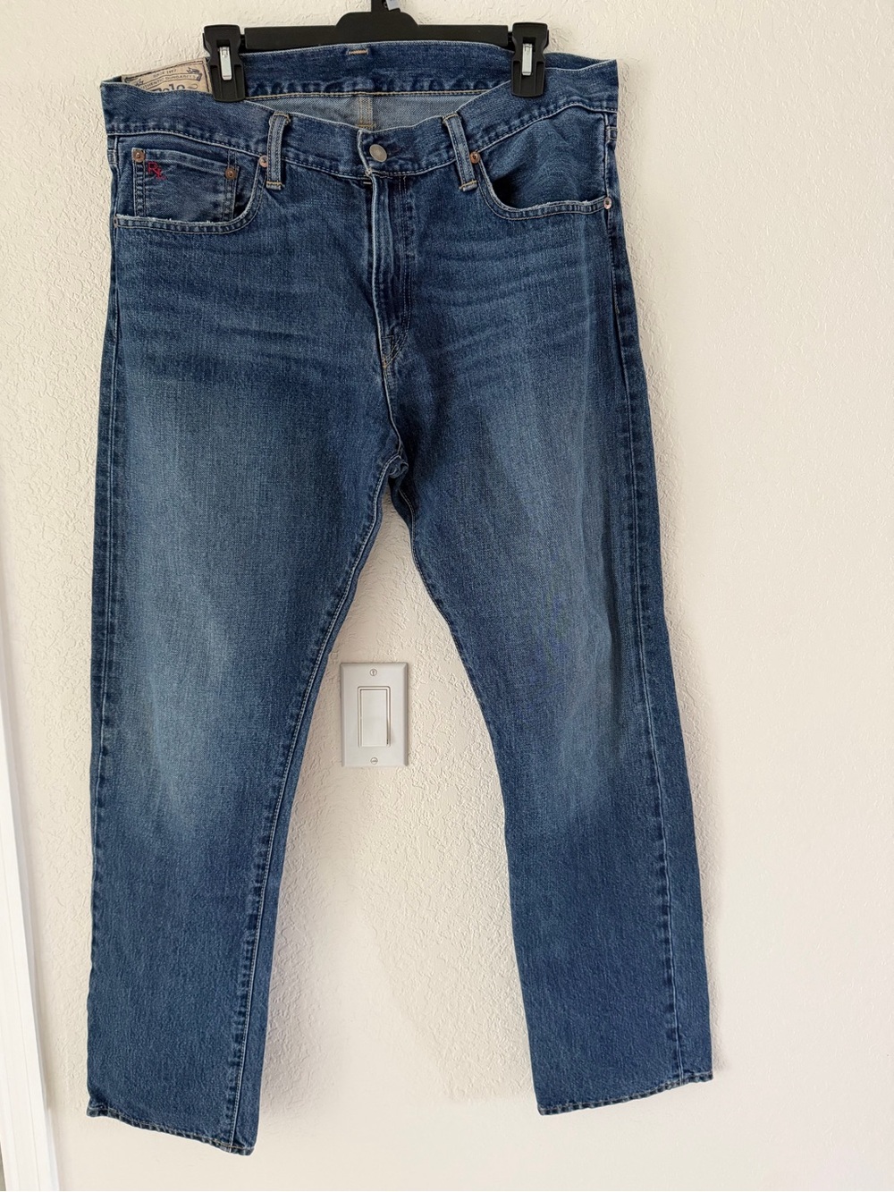Polo Ralph Lauren Hampton Relaxed Straight Jeans 34x32 - RL Logo